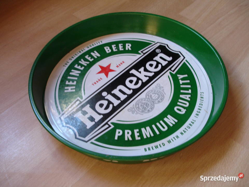 TACA metalowa reklama piwa HEINEKEN lubuskie