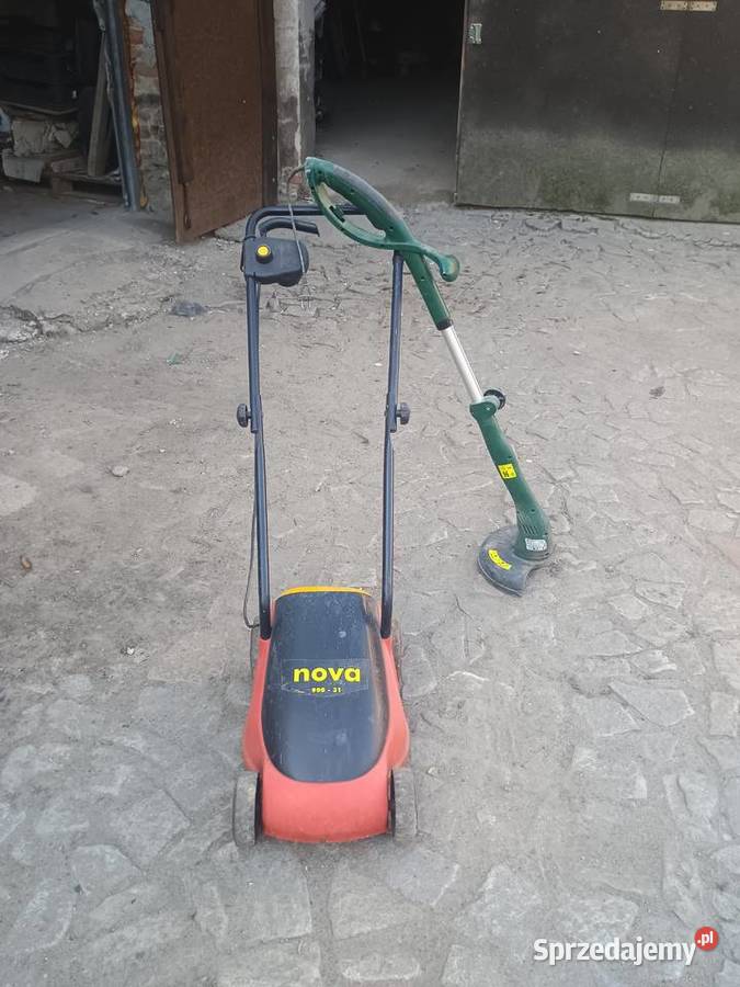 Sprzedam kosiarkę elektryczną i podkaszarkę Łagiewniki sprzedam