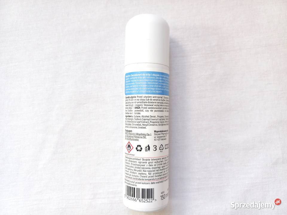 Dezodorant do stóp i obuwia Nayoma NOWY Białystok sprzedam