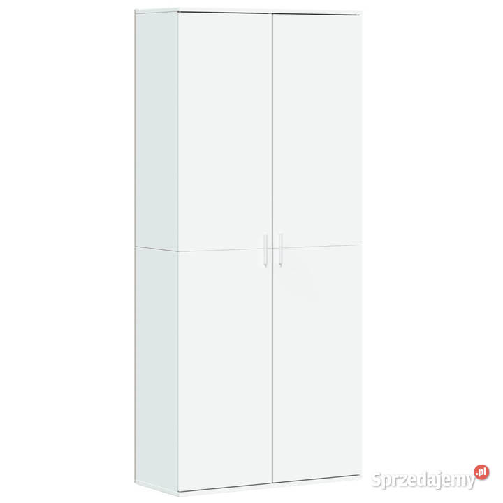 Wysoka szafka biała 80x35x180 materiał mazowieckie Warszawa