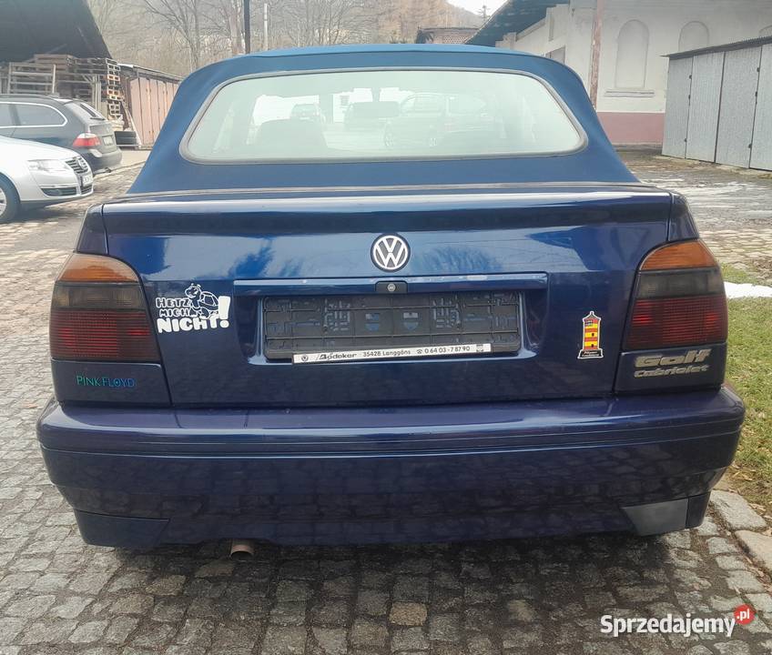 Volkswagen golf cabrio 18 benzyna 1994 Rok produkcji 1994 dolnośląskie sprzedam