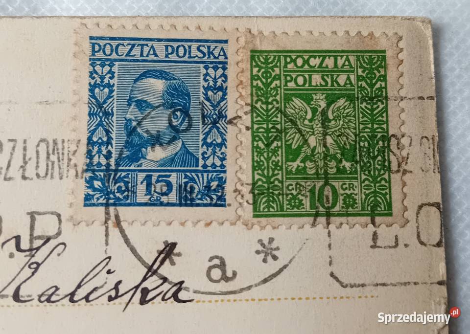 Pocztówka wielkanocna 1932 r Z obiegu ze Koźminek sprzedam