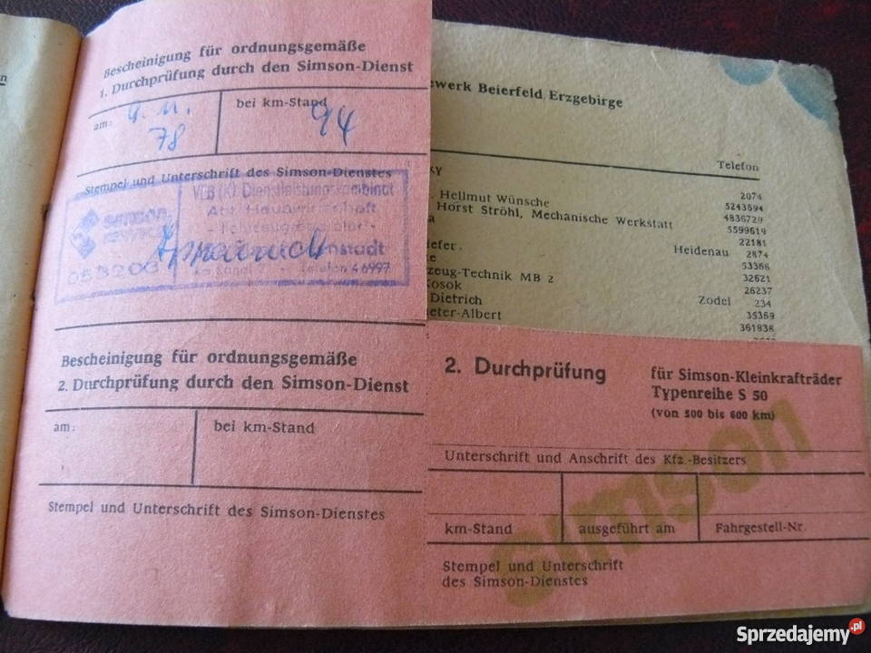 Książeczka Simsona S50 lubuskie Nowa Sól sprzedam