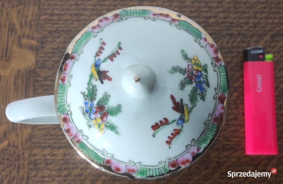 Famille Rose chiński kubek porcelanowy z