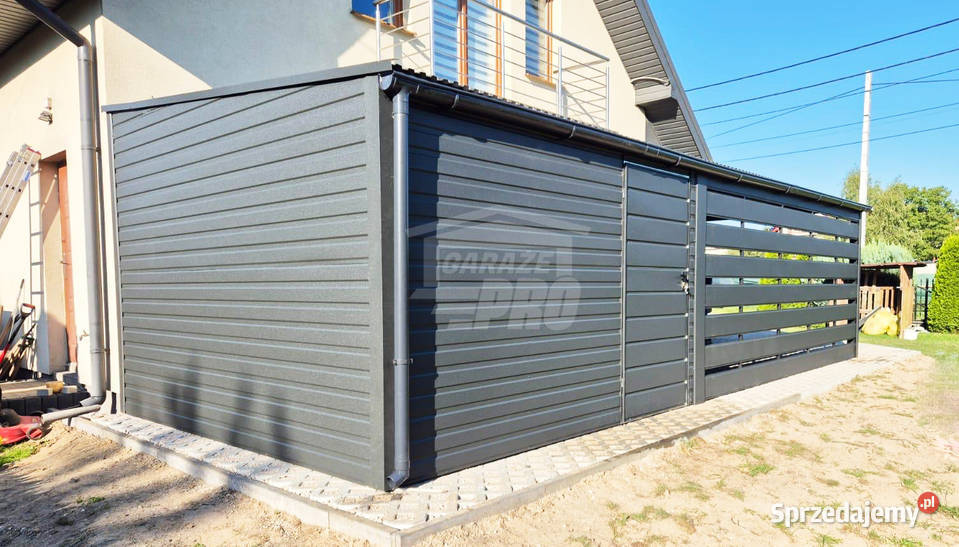 Schowek domek ogrodowy 3x4 m wiata 3x6 m drzwi Bartoszyce