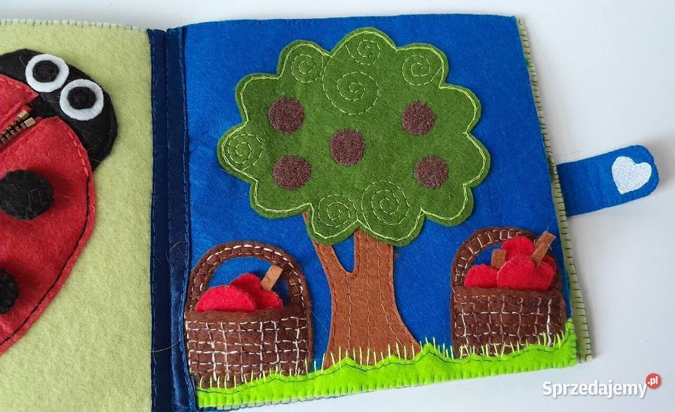 Książka sensoryczna quiet book handmade Kraków