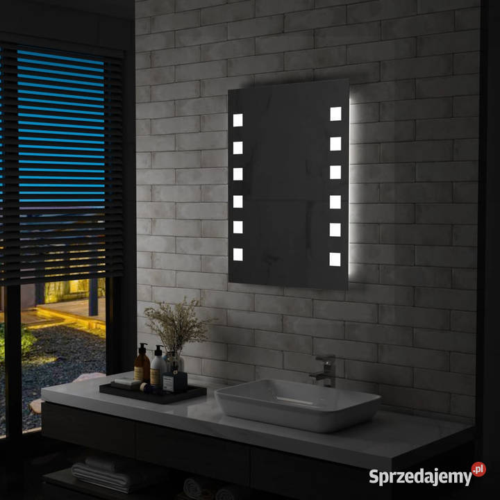 Ścienne lustro łazienkowe z LED 60 x 80 WM144700 mazowieckie Warszawa sprzedam