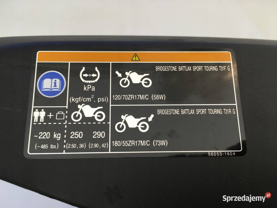 KAWASAKI VERSYS 1000 19 Błotnik tył Osłona koła wielkopolskie