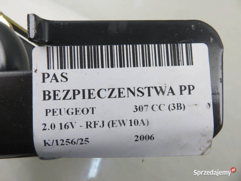 PAS PRAWY PRZEDNI PEUGEOT 307 CC 3B 96413040XX