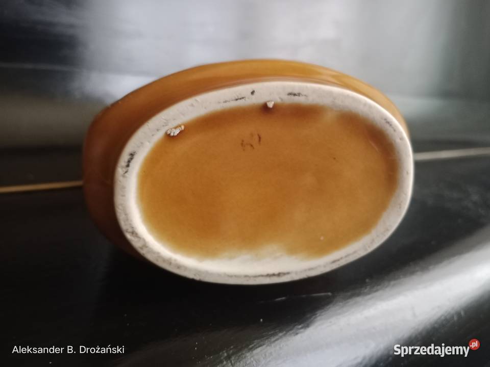 Stylowa karafka ceramiczna na miód wzór Plaster inny kolor Ruda Śląska