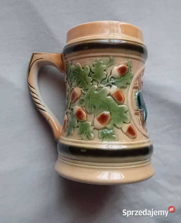 Kufel myśliwski Sitzendorf sygnatura stosowana wielkopolskie Koźminek