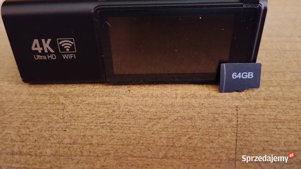 Kamera samochodowa Dash Cam 4k WiFi przód i tył Posługowo