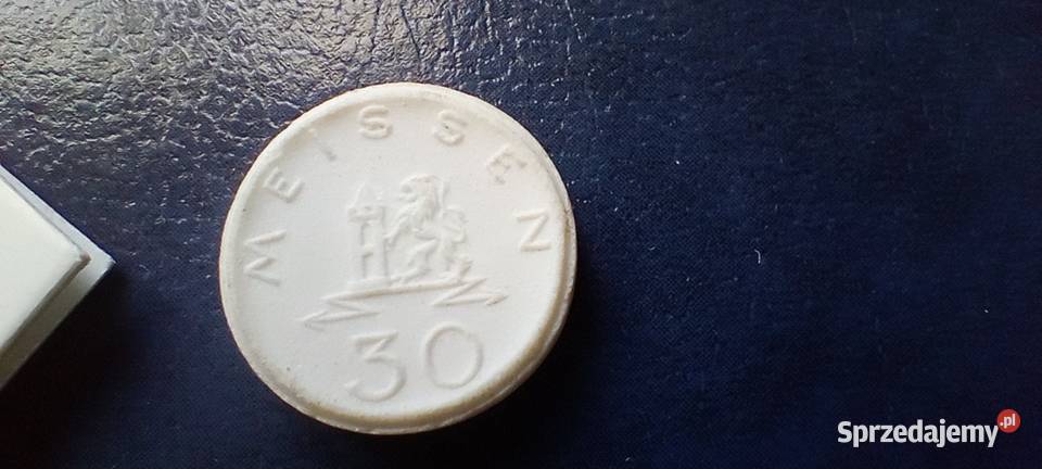 Stare monety 30 fenigów 1921 Niemcy porcelana podkarpackie Lesko