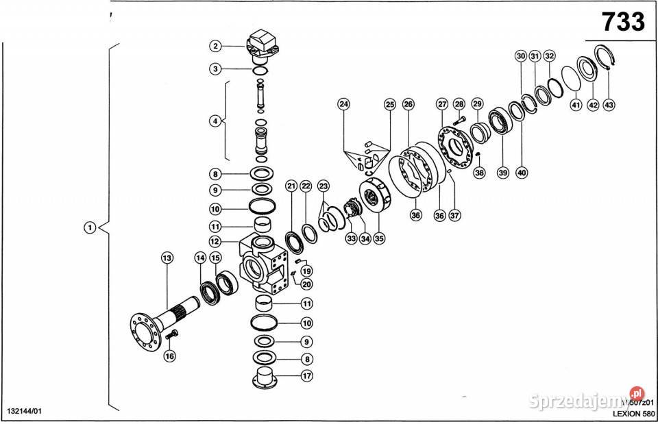 Claas Lexion 580 OBUDOWA 0007308270 Jastrzębniki