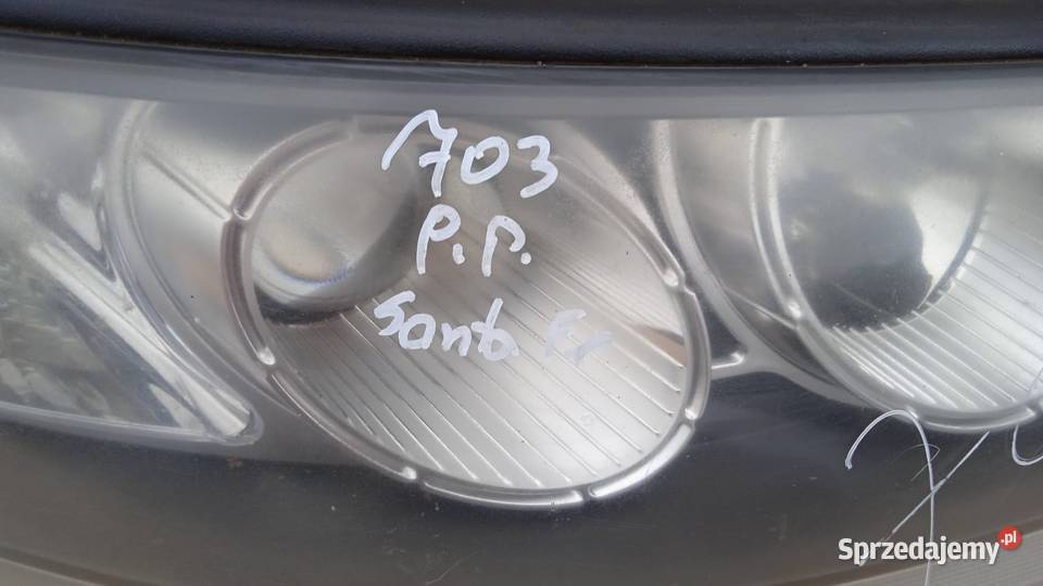 HYUNDAI SANTAFE II LAMPA PRZÓD PRAWA SOCZEWKA Lampy przednie Zbierkowo