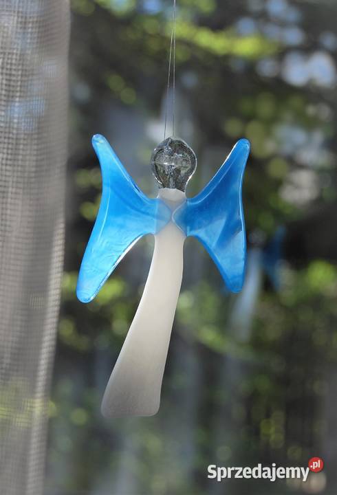 Anioł aniołek witraż Bornholm Dania szkło Dekoracje i ozdoby Lublin