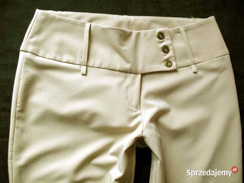 Eleganckie spodnie damskie 38 M biodra 96 Bez wzoru