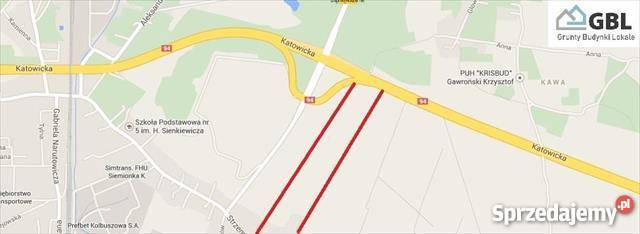 ogłoszenie grunt 25000m2 Dąbrowa Górnicza Dąbrowa Górnicza