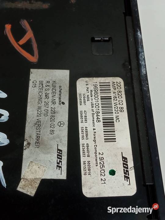 WZMACNIACZ 2208200289 MercedesBenz Sklasa IV świętokrzyskie