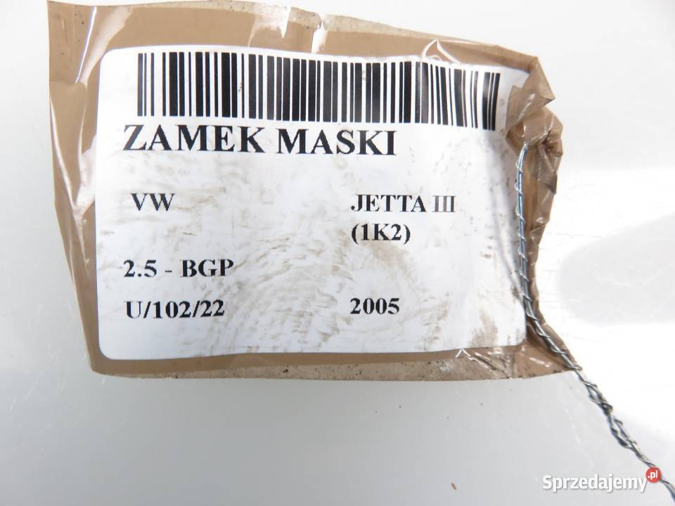 ZAMEK MASKI VW JETTA III 1K1823509E