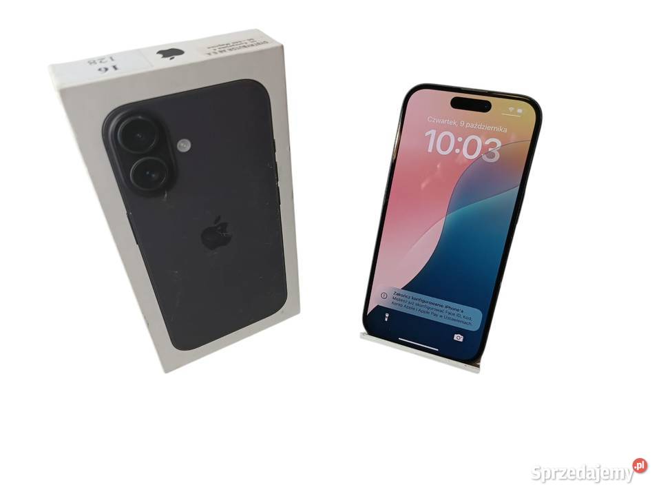 Smartfon APPLE iPhone 16 8128GB Katowice