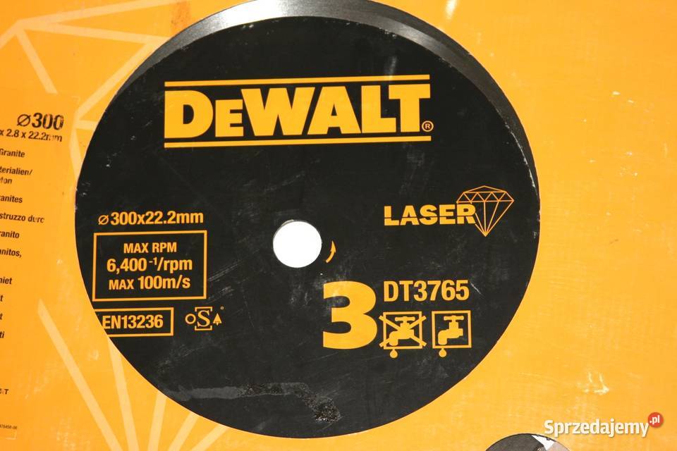 DEWALT DT3765 TARCZA 300mm TARCZA DO GRANITU Narzędzia śląskie Gaszowice