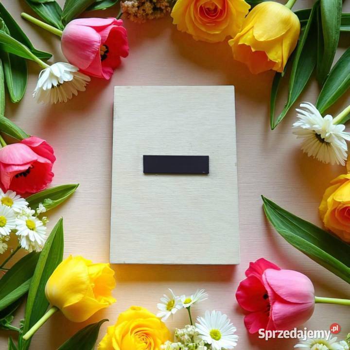 Drewniany Magnes Kartka z kalendarza na Ślub Lublin