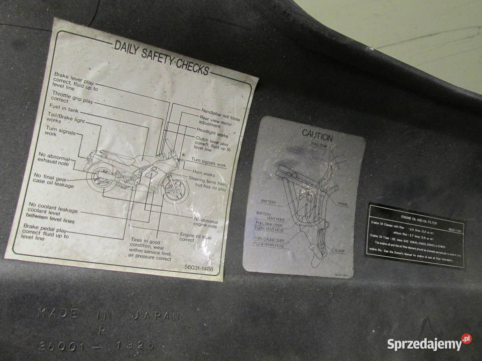 Prawy boczek Kawasaki GTR 1000 Sandomierz