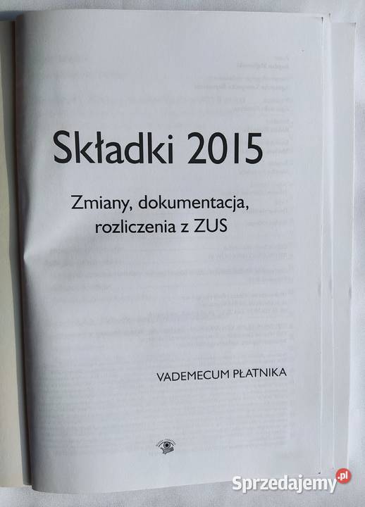 SKŁADKI 2015 zmiany dokumentacja rozliczenia z Hajnówka