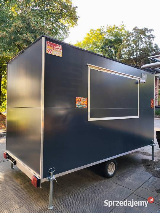 Przyczepa gastronomiczna 4x2mkurczak z rożnafood dolnośląskie Wrocław