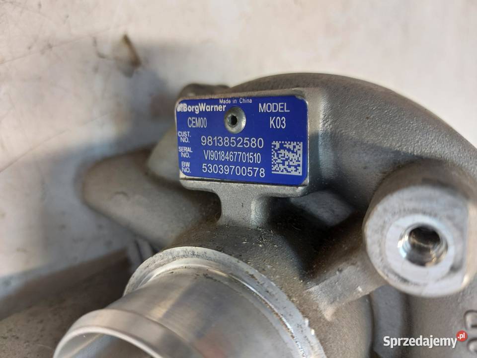 PEUGEOT 508 II 16EH Turbina turbosprężarka 31 osobowe Osłony i zaślepki