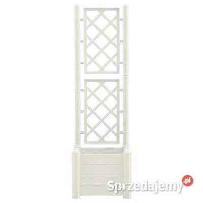 vidaXL Skrzynia na rośliny z trejażem 43x43x142 Warszawa sprzedam