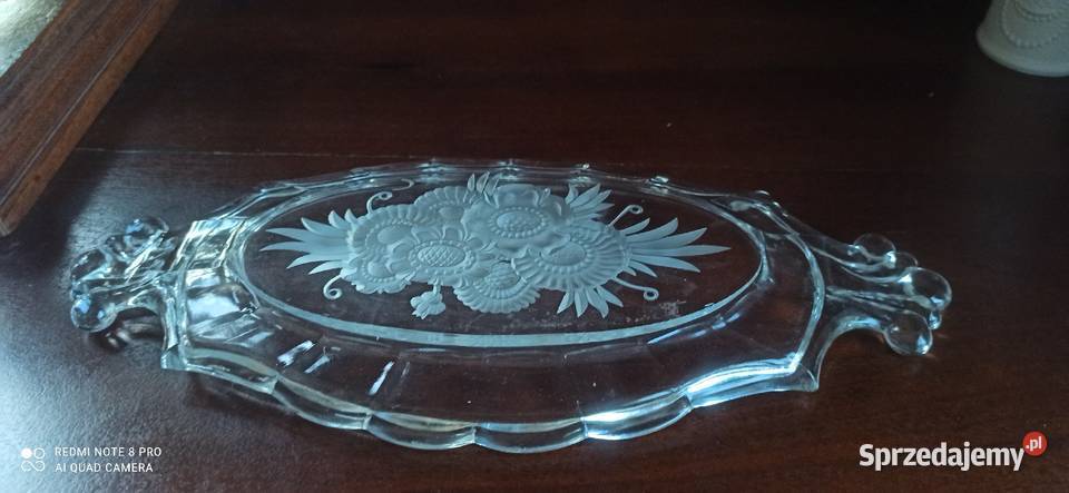 Patera szkło kwiaty Gdańsk