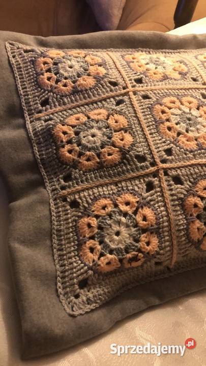 ozdobne jaśki passe partou na szydełku w kwiat Rękodzieło Zegrze