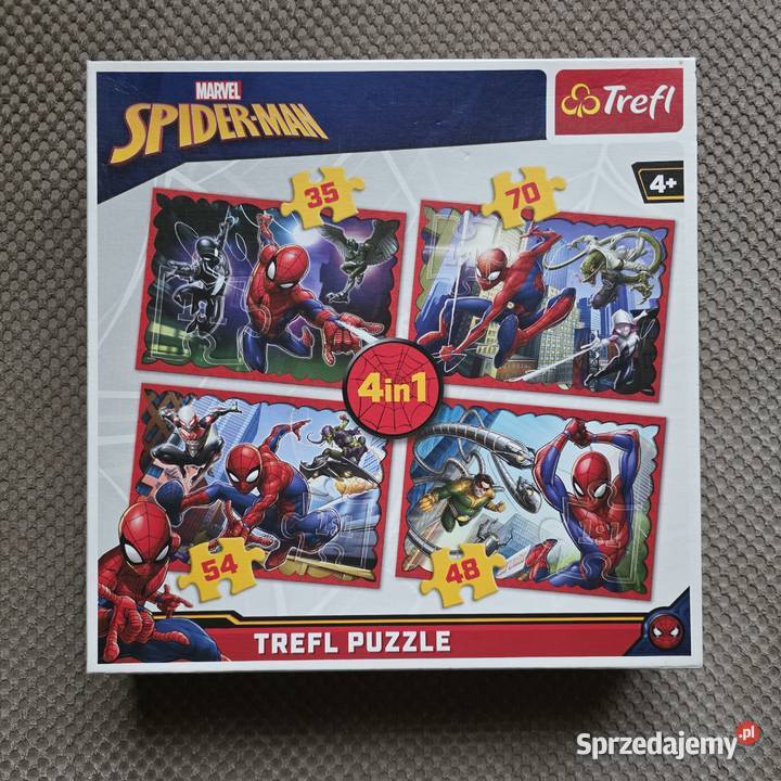Marvel SpiderMan puzzle 4in1 Trefl Kraków