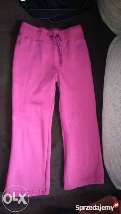Spodnie dziewczęce różowe na 122 firmy 51015 wielkopolskie Poznań