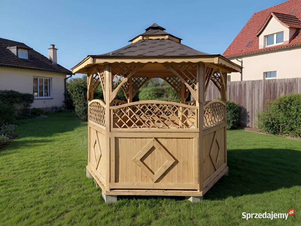 ALTANA 27 32M OGRODOWA DREWNIANA ALTANKA OZDOBNA Parzymiechy sprzedam