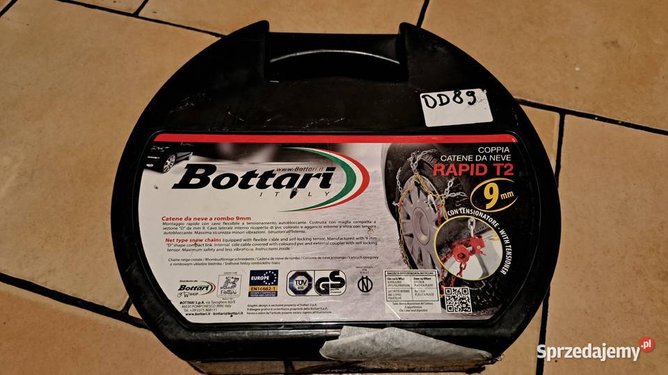 Łańcuchy śniegowe na koła osobowe nowe Leszno