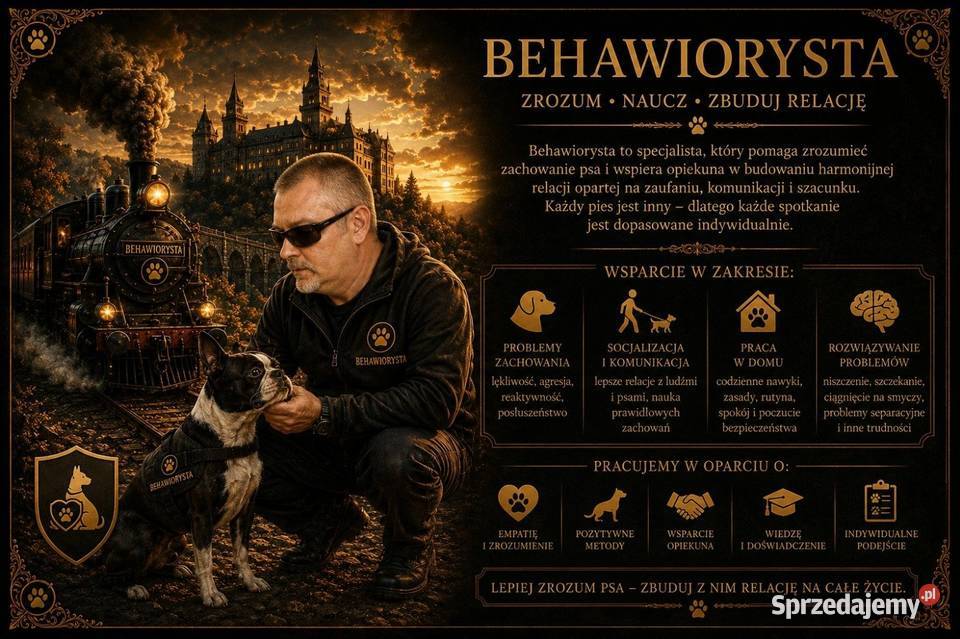 Behawiorysta psi trener z elementami Wałbrzych