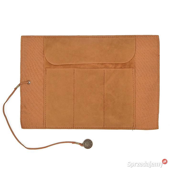 Piórnik szkolny zwijany skórzany mapa Zawiercie