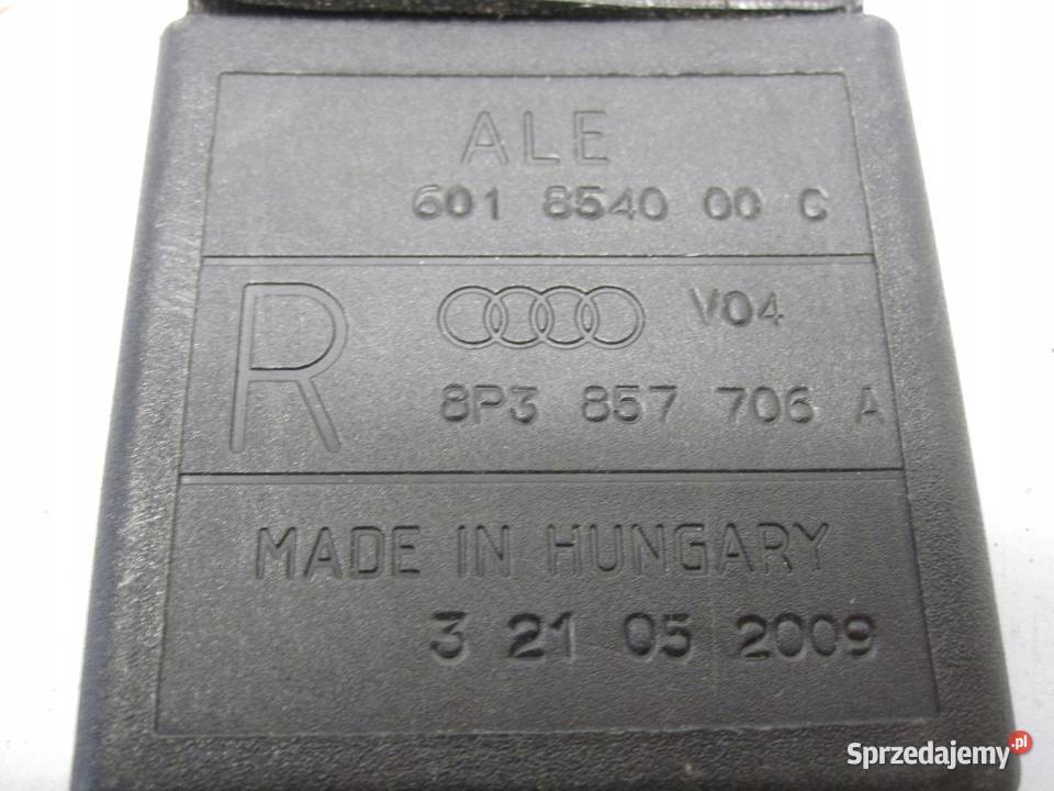 AUDI A3 8P II LIFT 10r pas bezpieczeństwa prawy Kielce
