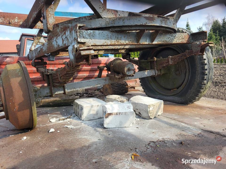 Przyczepa rolnicza nieuszkodzony Wiskitki