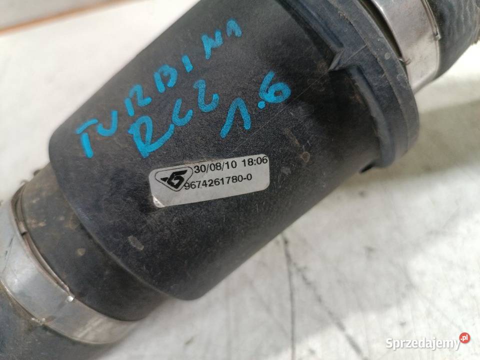 WĄŻ RURA TURBINY PEUGEOT RCZ 9674261780 Przewody powietrza