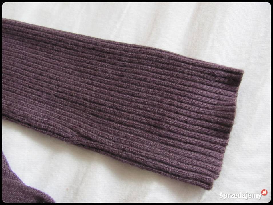 Śliwkowa narzutka sweter Vero Moda rozmiar 36 Płock