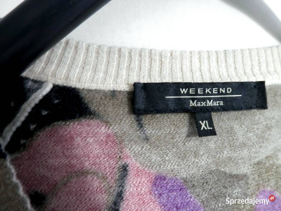 Sweter Kardigan Kaszmirowy 100 Kaszmir Włoski Łomża