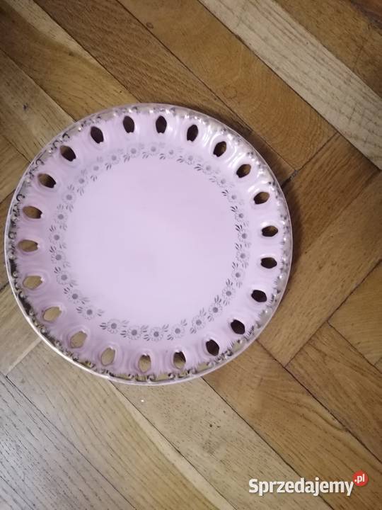 Talerz różowy Gdańsk