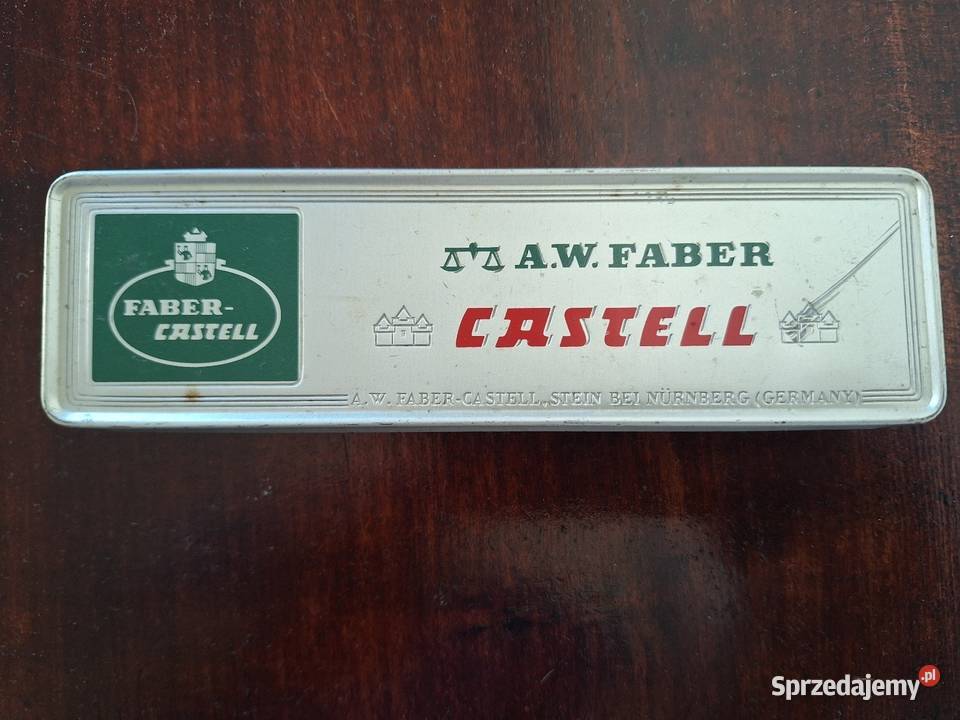 Pudełko metalowe piórnik puszka AW Faber Castell Gdańsk sprzedam