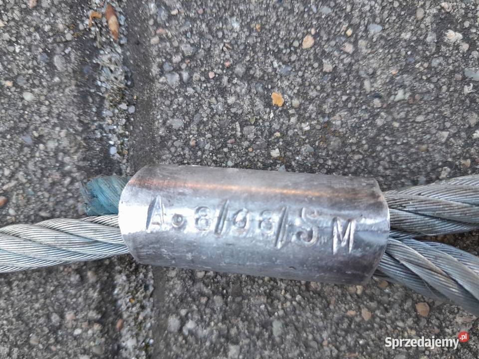 Zawiesie linowe jednocięgnowe pętlowe 08 063 T