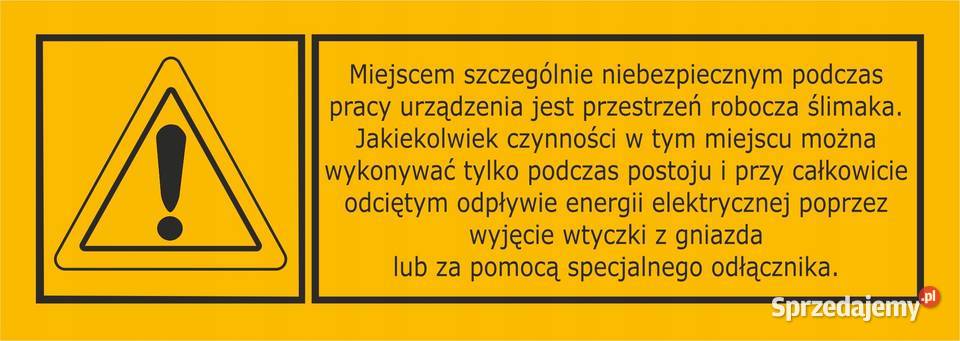 Naklejka BHP piktogram przestrzeń robocza Biznes i Przemysł Kamionna