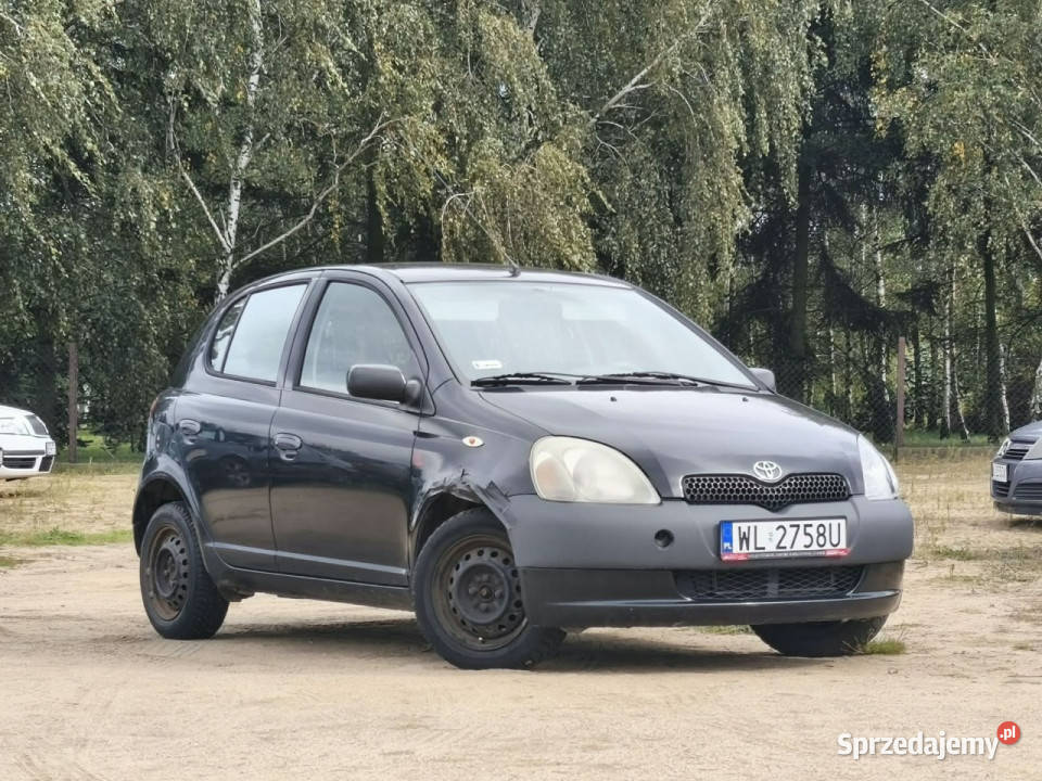 Toyota Yaris 2002r 10 Benzyna Wspomaganie Tanio mazowieckie Warszawa sprzedam
